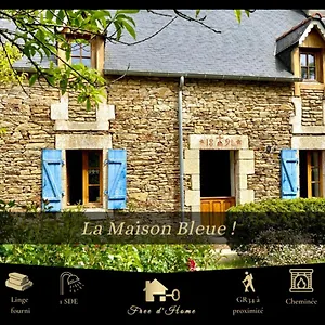 La Maison Bleue,authenticite, Nature, Simplicite, 2-5 Personnes, Sur Moëlan-sur-Mer